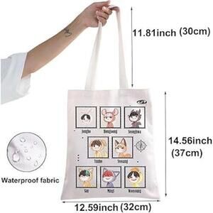 K-Pop Band Theme Korean Music Tote Shoulder Bag Purse Gift Language Tote READ!!!